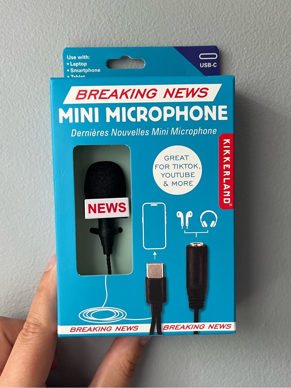 BREAKING NEWS MINI MICROPHONE